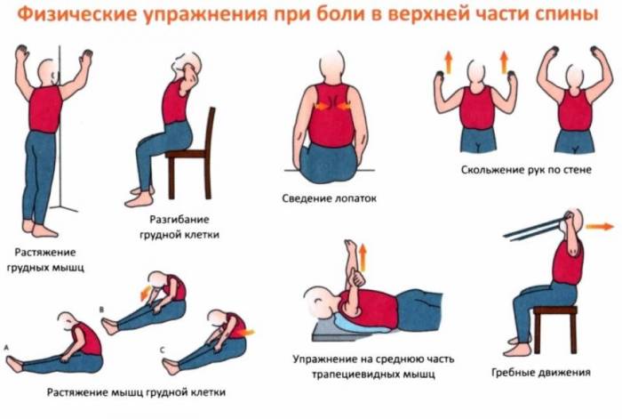 Физические упражнения - это также важная часть при лечении и профилактике боли в спине